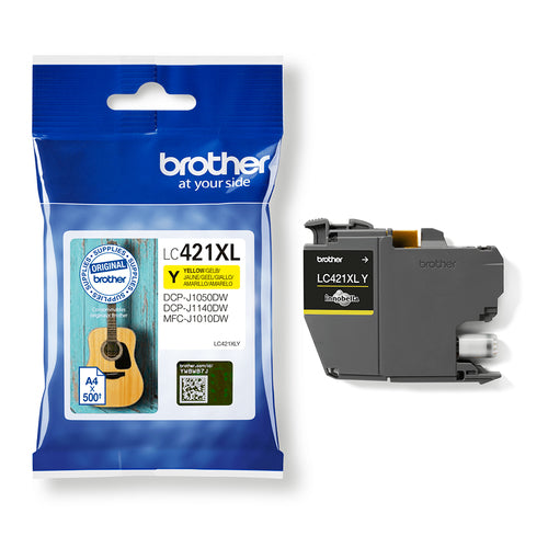 Brother LC-421XLY ink cartridge 1 pc(s) Original High (XL) Yield Yellow Brother LC-421XLY ink cartridge 1 pc(s) Original High (XL) Yield Yellow